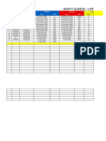 Shaft Sleeve Lifetime Monitoring Report