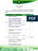 Agenda de Aprendizaje M3-1