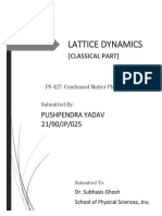 Pushpendra Yadav - Date - 15-02-2023 - Lattice - Dynamics - Classical - Part