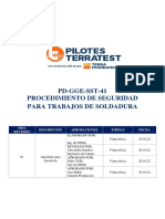 PD-GGE-SST-41 Proced. de Seg. para Trabajos de Soldadura