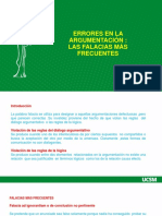 Errores en La Argumentación Las Falacias 2