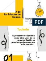 Falacias de Toulmin Diapositivas PDF