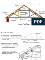 Queen Post & Types of Trusses For Students