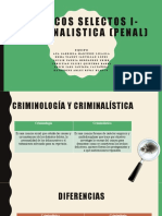 Tópicos Selectos I-Criminalistica (Penal)