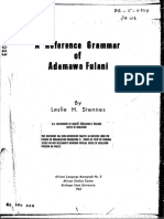 (African language monograph, no. 8.) [by] Leslie H. Stennes. Project director_ Irvine Richardson. - A reference grammar of Adamawa Fulani-[East Lansing] African Studies Center, Michigan State Universi.pdf