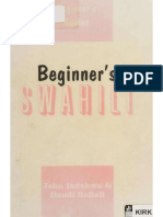 (Beginner's Guides) John Indakwa, Daudi Ballali - Beginner's Swahili-Hippocrene Books (1995)