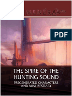 The Spire of The Hunting Sound - Characters and Mini Bestiary