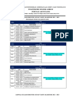 JADWAL KULIAH Bulan Puasa