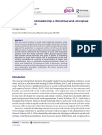 Defining Social Work Leadership: A Theoretical and Conceptual Review and Analysis