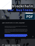 Blockchain For Business - Brochure