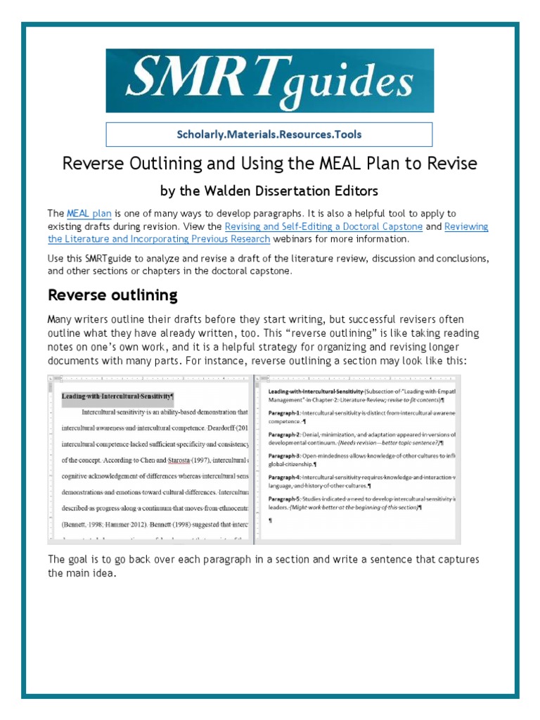 MEAL Plan for Effective Paragraphs | PDF