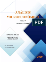 MICROECONOMIA Teoría Unidad IV