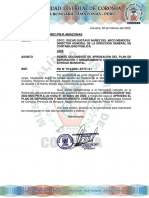 Oficio de Aprobacion PDSC - Corosha PDF