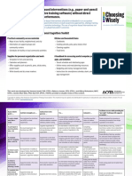 Choosing Wisely Handout 5