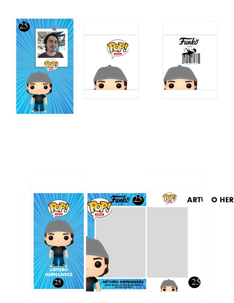 Plantilla para Caja Funko Pop Gratis | PDF