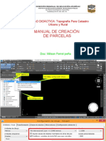 Semana 11 Manual de Creacion de Parcelas PDF