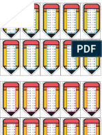Tabla de Multiplicar - Lapiz PDF