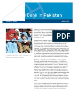The World Bank in Pakistan: Country Brief JULY 2005