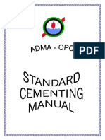 Cementing Manual Sections and Index