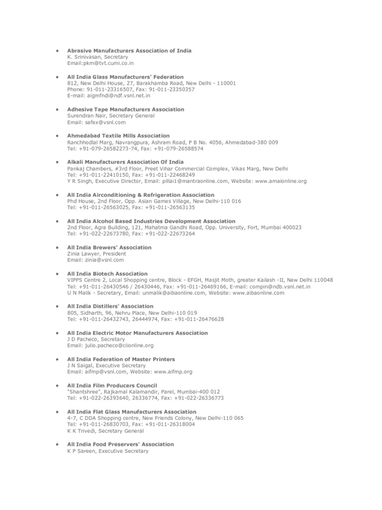 Abrasive Manufacturers Association of India PDF