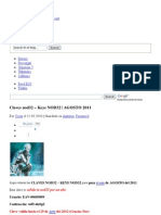 Claves Nod32 - Keys NOD32 - AGOSTO 2011 - Demostrando