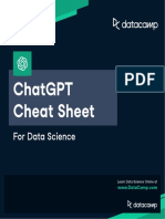 ChatGPT Cheat Sheet - DataCamp PDF