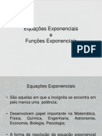 Funções e Equações Exponenciais