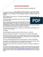 Body Language - Doc - 078 - Introduction To Body Language PDF