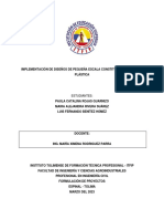 Trabajo - 2 - Implementación de Diseños en Materia Plástica de Pequeña Escala