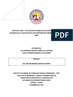 Proyecto Final Formatos de Control Sobre Un Contrato de Obra