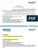 Edital 16 - 2023 - Distribuição e Convocação de Professores PSS de Educação Profissional - Ponta Grossa - 24-02-2023 PDF