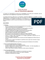 LOE Fiche de Poste Tresorier PDF