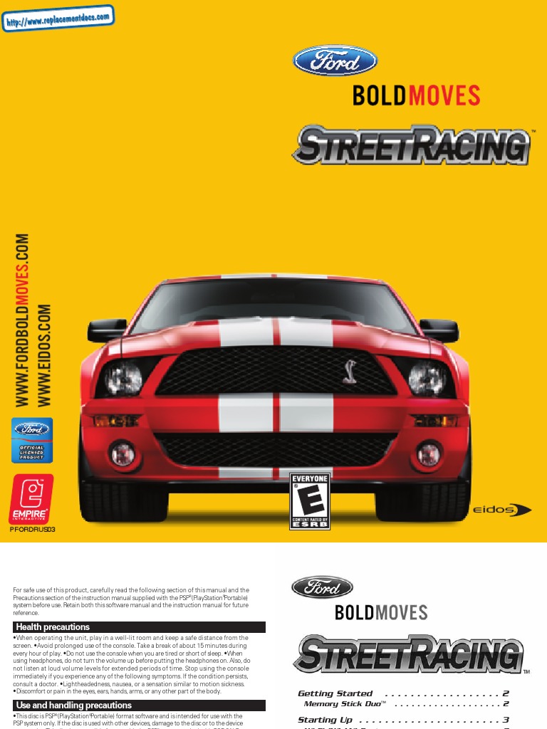 Ford Bold Moves Street Racing