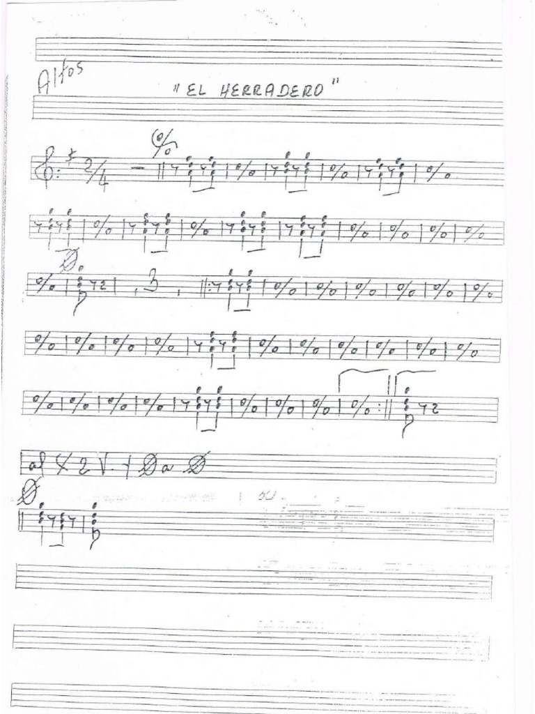 El Herradero - Banda MM | PDF
