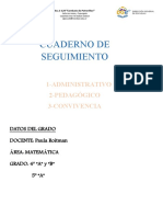 CUADERNO DE SEGUIMIENTO 4 y 5 º