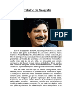 Chico Mendes: Líder Ambiental Assassinado