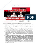Inilah Sejarah Singkat Lahirnya Kemerdekaan Indonesia