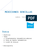 Mediciones sencillas topografía