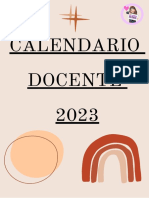 Calendario Docente 2023