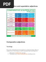 Comparative and Superlative Adjectives