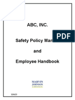 Safety Policy Manual and Employee Handbook Revised April 21 2014