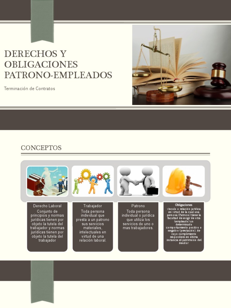 Derechos y Obligaciones Laborales | PDF | Derecho laboral | Salario
