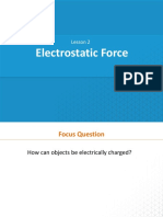 CA Lesson 2 Electrostatic Force PDF