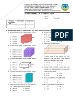 PH MATEMATIKA (Bangun Ruang) New