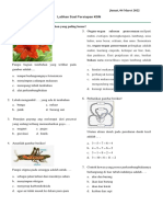 Latihan Soal Persiapan KSN IPA Kompetensi 1-25 (Pilgan) Part 3 (Tidak Sesuai Kompetensi Terbaru) PDF