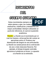 Movimientos Del Cuerpo Humano