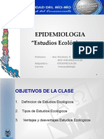 Estudios epidemiológicos ecológicos