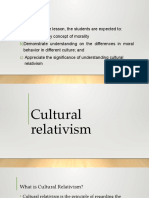 Cultural Relativism