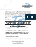 Ficha Tecnica Tapetes Publicitarios Carolina Fernandez 2023 PDF