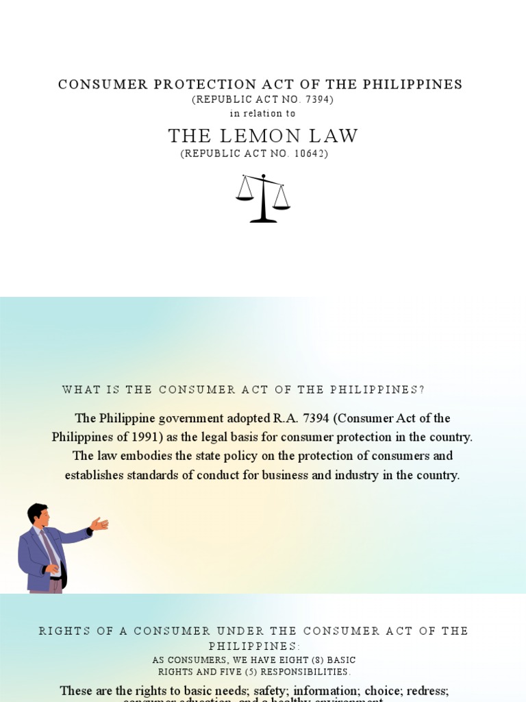 The Lemon Law PDF Justice Crime Violence